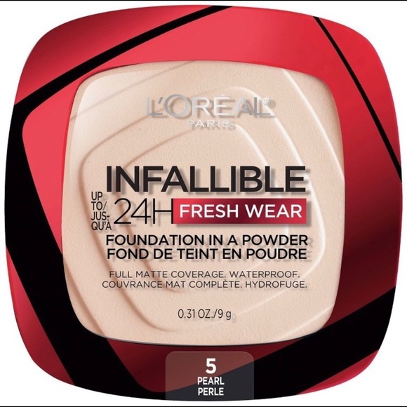 L'OREAL Infallible 24 Hr Powder Foundation 5 Pearl - Picture 1 of 6